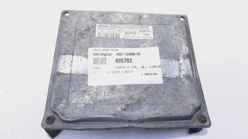 Calculator motor Siemens, cod 4S61-12A650-SB, Ford Fiesta 4 (JA, JB) 1.3 Benz (id:495702)