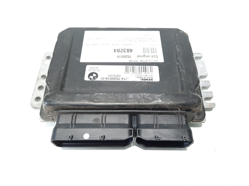 Calculator motor Siemens, cod 7520019, Mini Cooper (R50, R53) 1.6 B, W10B16AB (id:483284)