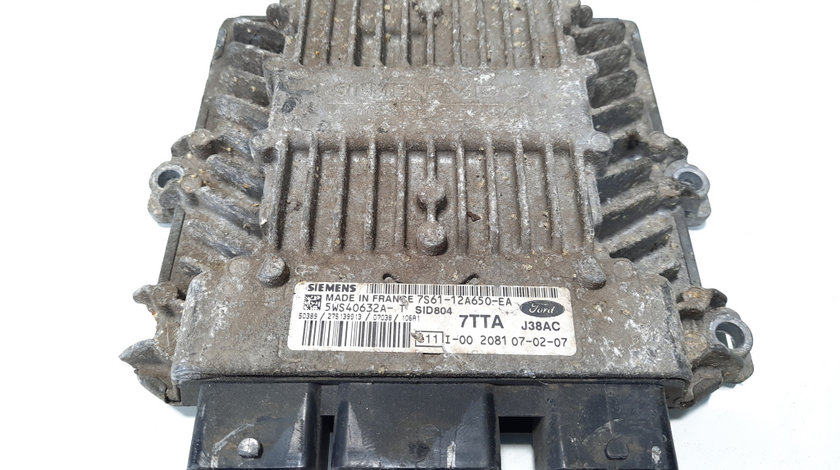 Calculator motor Siemens, cod 7S61-12A650-EA, 5WS40632A, Ford Fiesta 5, 1.4 TDCI, F6JB (id:483520)