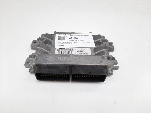 Calculator motor Siemens, cod 8200483732, 820032680, Dacia Logan MCV (KS), 1.4 benz, K7J710 (idi:491...