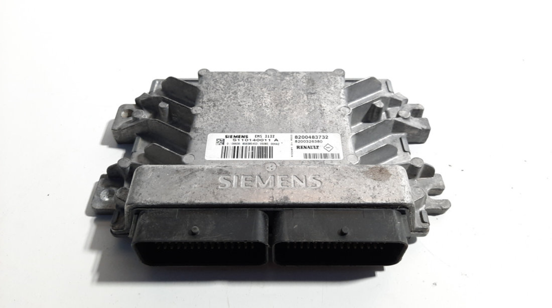Calculator motor Siemens, cod 8200483732, 8200326380, Dacia Logan MCV (KS), 1.4 benz, K7J710 (idi:491743)