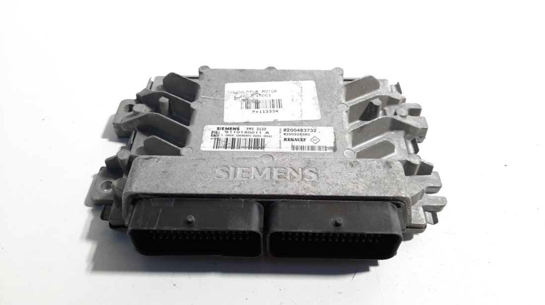 Calculator motor Siemens, cod 8200483732, 8200326380, Dacia Logan Express (FS), 1.4 benz, K7J710 (idi:491744)