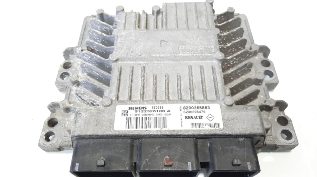 Calculator motor Siemens, cod 8200565863 , 8200495479, Renault Megane 2, 1.5 dci, K9K732