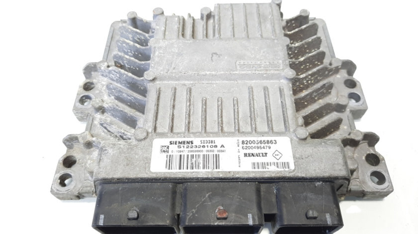 Calculator motor Siemens, cod 8200565863 , 8200495479, Renault Grand Scenic 2, 1.5 dci, K9K732