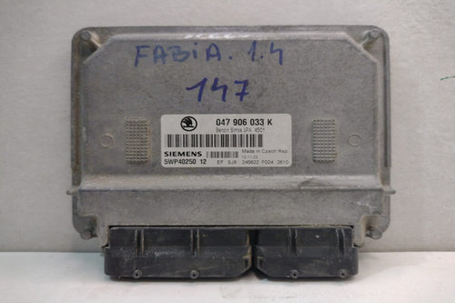 Calculator Motor Siemens ECU 1.4 047906033K / 5WP4025012 Skoda Fabia 5J [2007 - 2010] Combi wagon 5-...