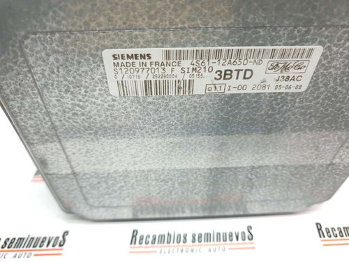Calculator Motor SIEMENS FORD FIESTA 4S61-12A650-ND / 4S61 12A650 ND / 4S6112A650ND / S120977013 F /...