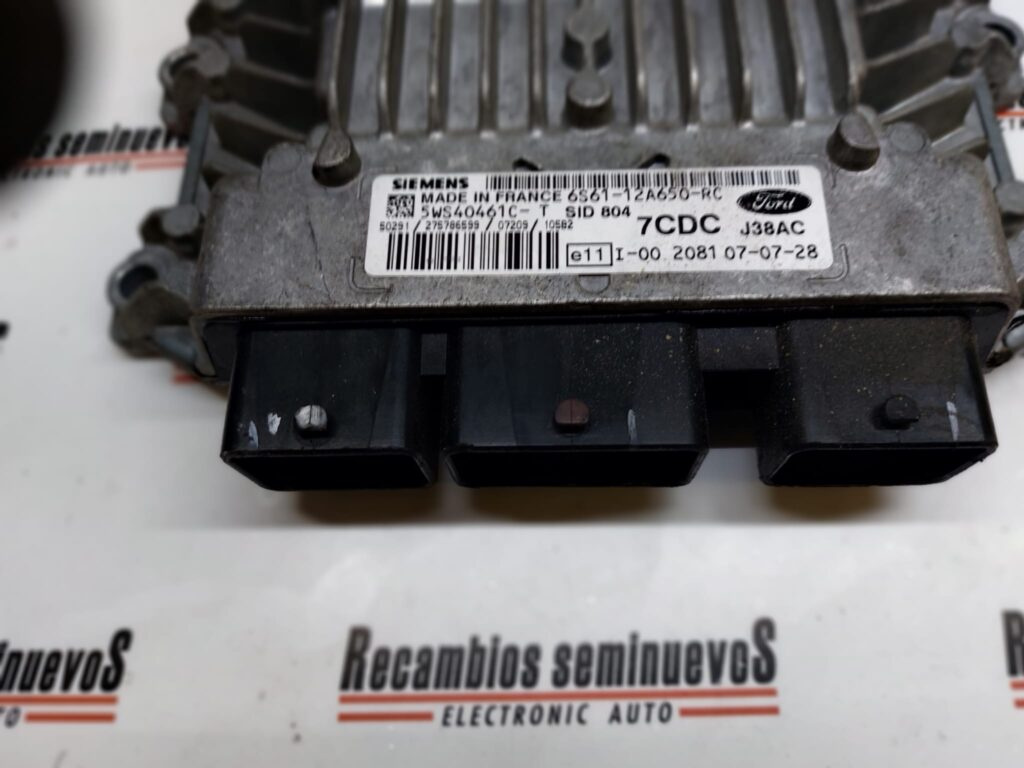 Calculator Motor SIEMENS FORD FIESTA 5WS40461C-T / 5WS40461C T / 5WS40461CT / 6S61-12A650-RC / 6S61 12A650 RC / 6S6112A650RC / SID 804 / SID804 / J38AC5WS40461C-T / 5WS40461C T / 5WS40461CT / 6S61-12A650-RC / 6S61 12A650 RC / 6S6112A650RC / SID 804 /
