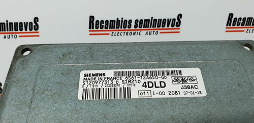 Calculator Motor SIEMENS FORD FIESTA 6S61-12A650-GD / 6S61 12A650 GD / 6S6112A650GD / S120977313 D /...