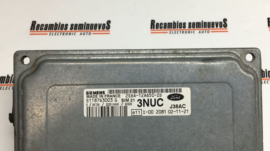 Calculator Motor SIEMENS FORD FIESTA S118763003 G / S118763003G / SIM 21 / SIM21 / 2S6A-12A650-ZD / 2S6A 12A650 ZD / 2S6A12A650ZD / J38ACS118763003 G / S118763003G / SIM 21 / SIM21 / 2S6A-12A650-ZD / 2S6A 12A650 ZD / 2S6A12A650ZD / J38AC
