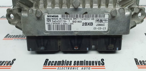 Calculator Motor SIEMENS FORD FOCUS, 5WS40211BT / SID803, 3M5112A650AB, J38AC / 2BXB,