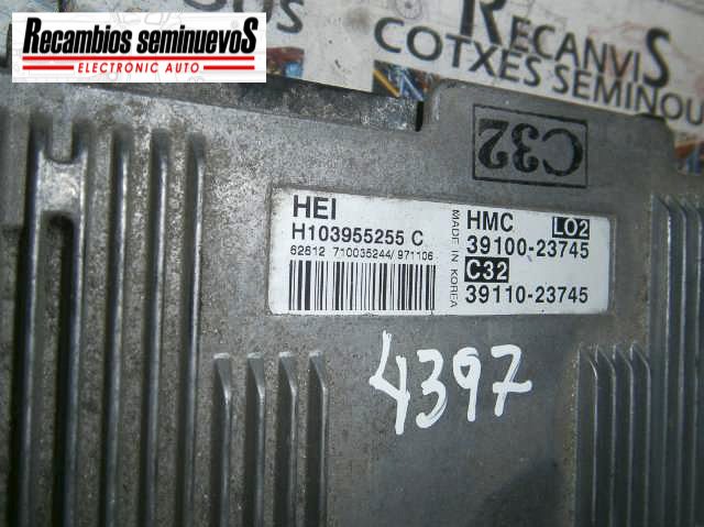 Calculator Motor SIEMENS HYUNDAI LANTRA H103955255 C / H103955255C / 39100-23745 / 39100 23745 / 3910023745 / 39110-23745 / 39110 23745 / 3911023745H103955255 C / H103955255C / 39100-23745 / 39100 23745 / 3910023745 / 39110-23745 / 39110 23745 / 3911