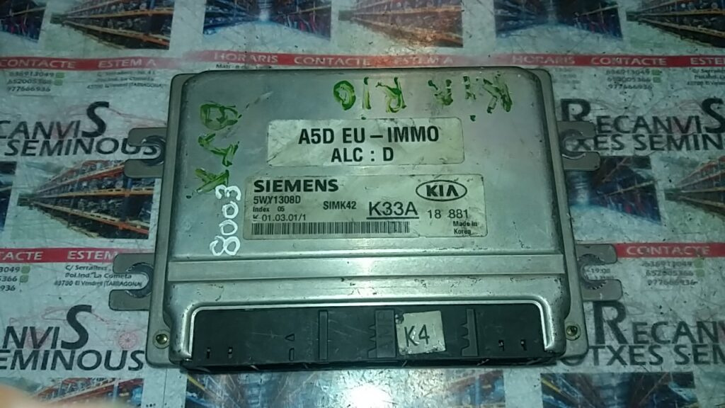 Calculator Motor SIEMENS KIA RIO 5WY1308D / SIMK425WY1308D / SIMK42