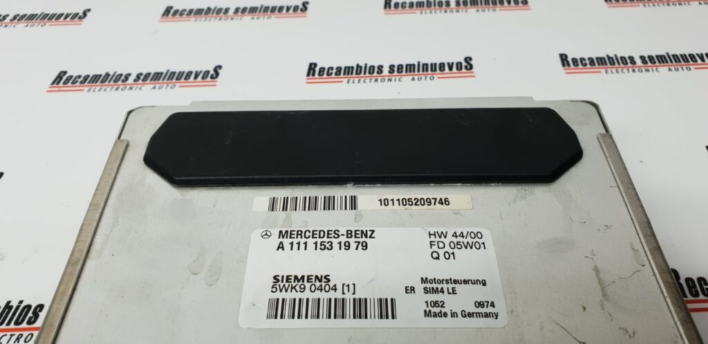 Calculator Motor SIEMENS MERCEDES-BENZ Class C A 111 153 19 79 / A1111531979 / 5WK9 0404 / 5WK90404 / HW 44 00 / HW4400 / FD 05W01 / FD05W01A 111 153 19 79 / A1111531979 / 5WK9 0404 / 5WK90404 / HW 44 00 / HW4400 / FD 05W01 / FD05W01