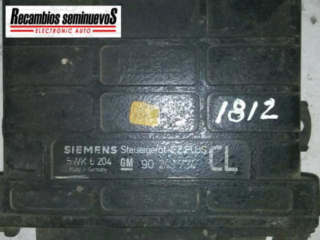 Calculator Motor SIEMENS OPEL ASTRA F 90243734 CL / 90243734CL / 5WK 6 204 / 5WK620490243734 CL / 90243734CL / 5WK 6 204 / 5WK6204