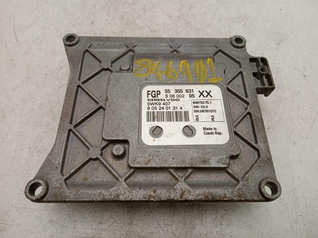 Calculator Motor SIEMENS OPEL ASTRA H 55355631 XU / 55355631XU / 5WK9 407 / 5WK9407 / SIMTEC75 1 / SIMTEC751 / SW 0676001C / SW0676001C55355631 XU / 55355631XU / 5WK9 407 / 5WK9407 / SIMTEC75 1 / SIMTEC751 / SW 0676001C / SW0676001C