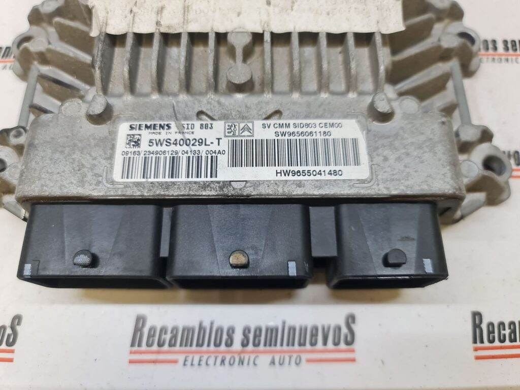 Calculator Motor SIEMENS PEUGEOT 307 5WS40029L T / 5WS40029LT / SID 803 / SID803 / 9656061180 / 96550414805WS40029L T / 5WS40029LT / SID 803 / SID803 / 9656061180 / 9655041480