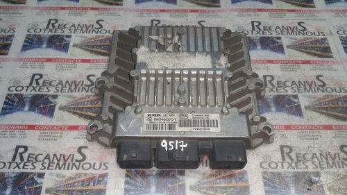 Calculator Motor SIEMENS PEUGEOT 406, 5WS40037DT, SID801A, 9650517780, 9647423380,