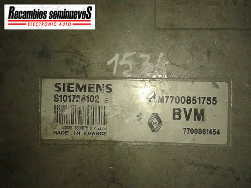 Calculator Motor SIEMENS RENAULT CLIO S101728102 E / S101728102E / HOM 7700851755 / HOM7700851755 / ...