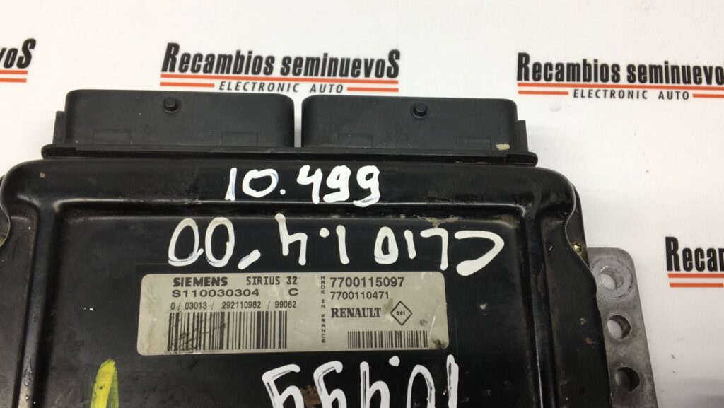 Calculator Motor SIEMENS RENAULT CLIO S110030304 C / S110030304C / SIRIUS 32 / SIRIUS32 / 7700115097 / 7700110471,