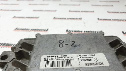Calculator Motor SIEMENS RENAULT CLIO S120201109 A / S120201109A / SIM32 / 8200473744 / 8200400246S1...