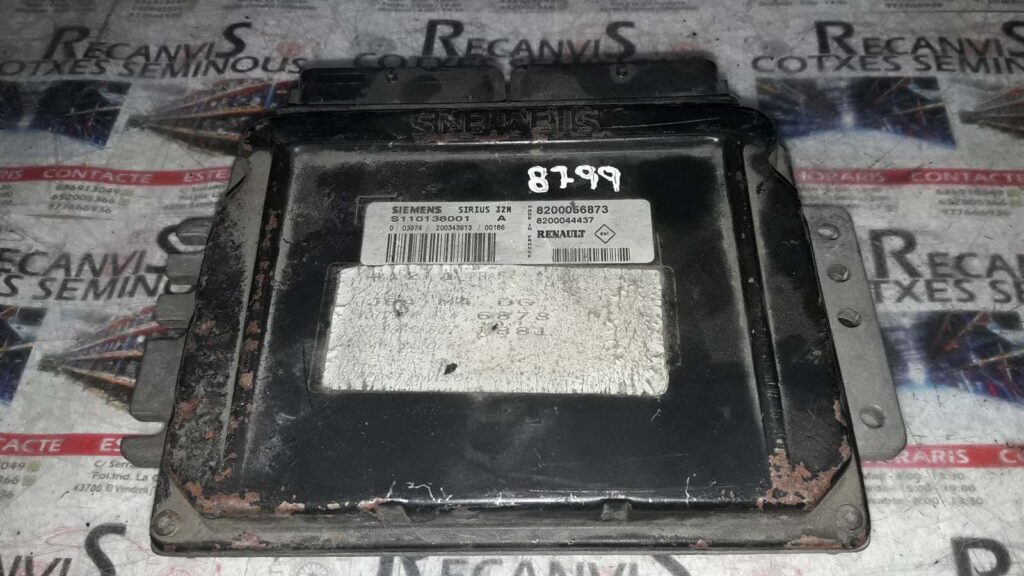 Calculator Motor SIEMENS RENAULT KANGOO S110138001 A / S110138001A / SIRIUS 32N / SIRIUS32N / 8200056873 / 8200044437,