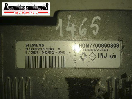 Calculator Motor SIEMENS RENAULT LAGUNA S103715100 G / S103715100G / HOM 7700860309 / HOM7700860309 ...