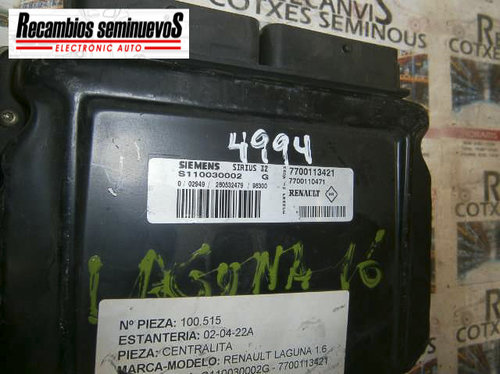 Calculator Motor SIEMENS RENAULT MEGANE S110030002 G / S110030002G / SIRIUS 32 / SIRIUS32 / 77001134...