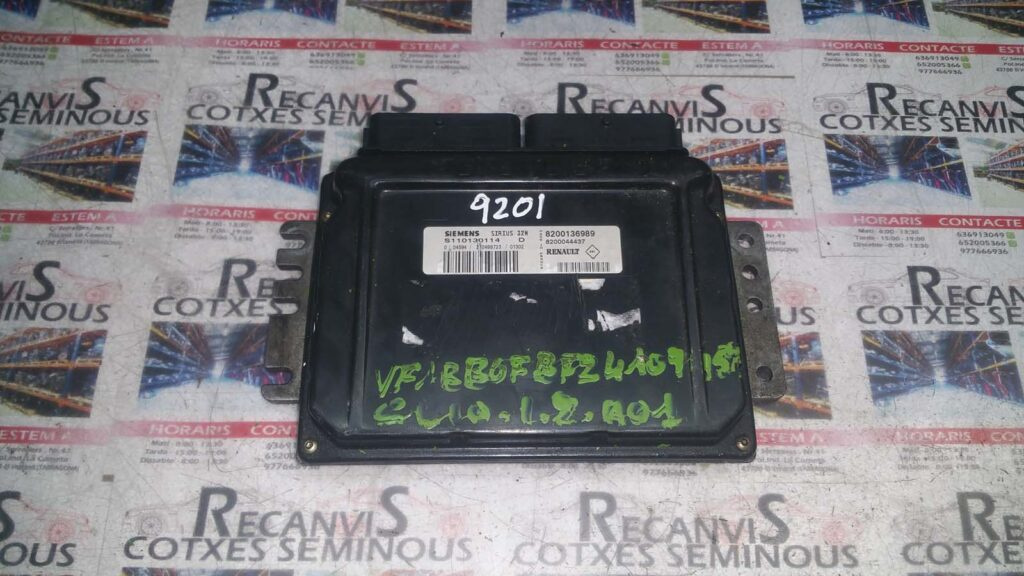 Calculator Motor SIEMENS RENAULT MEGANE S110130114 D / S110130114D / 8200136989 / 8200044437S110130114 D / S110130114D / 8200136989 / 8200044437