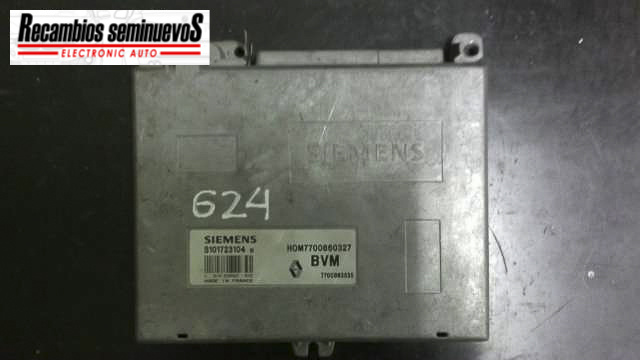Calculator Motor SIEMENS RENAULT RENAULT -CUALQUIER MODELO- 7700863535 / HOM 7700860327 / HOM7700860327 / S101723104 B / S101723104B7700863535 / HOM 7700860327 / HOM7700860327 / S101723104 B / S101723104B