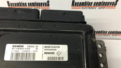 Calculator Motor SIEMENS RENAULT SCENIC S118301104 A / S118301104A / SIRIUS 34 / SIRIUS34 / 82001243...