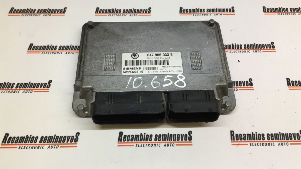 Calculator Motor SIEMENS SKODA FABIA 047 906 033 E / 047906033E / 5WP44202 10 / 5WP4420210 / SIMOS 3PA / SIMOS3PA047 906 033 E / 047906033E / 5WP44202 10 / 5WP4420210 / SIMOS 3PA / SIMOS3PA