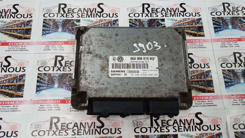Calculator Motor SIEMENS VOLKSWAGEN GOLF 4 06A 906 019 BQ / 06A906019BQ / 5WP4441 02 / 5WP44410206A ...