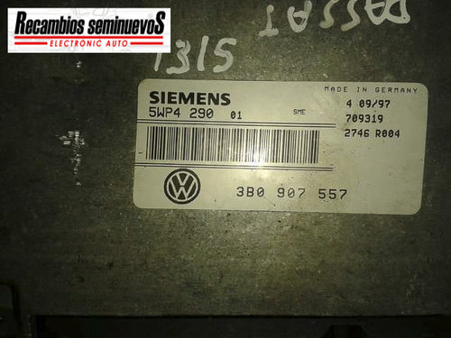 Calculator Motor SIEMENS VOLKSWAGEN PASSAT 3B0 907 557 / 3B0907557 / 5WP4 290 / 5WP42903B0 907 557 /...