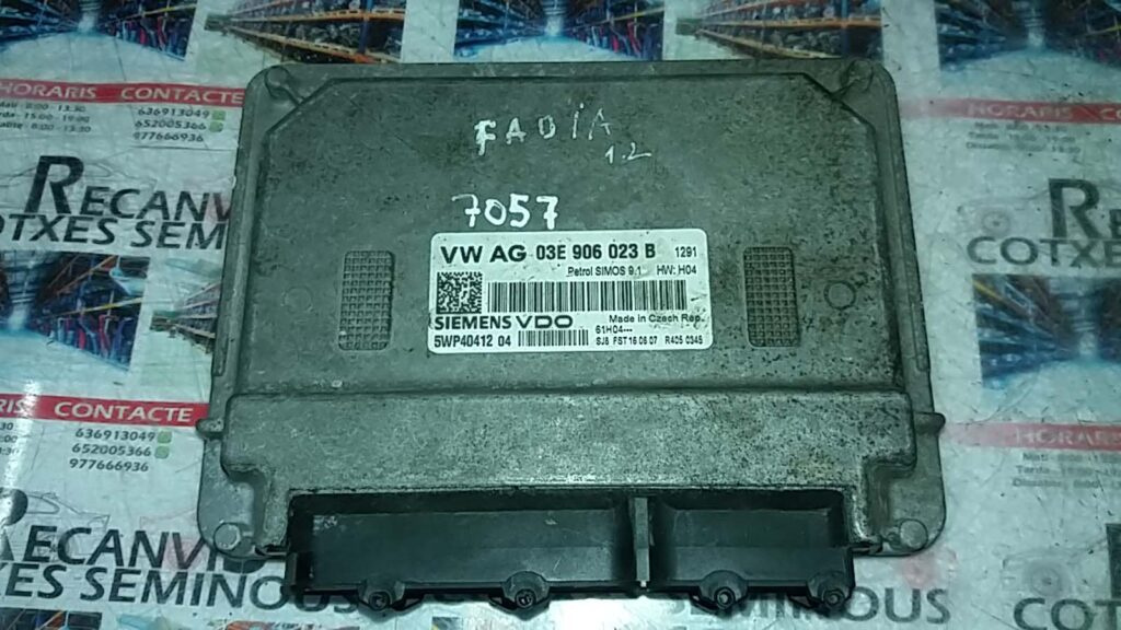 Calculator Motor SIEMENS VOLKSWAGEN POLO 03E 906 023 B / 03E906023B / 5WP40412 04 / 5WP4041204 / SIMOS 9 1 / SIMOS9103E 906 023 B / 03E906023B / 5WP40412 04 / 5WP4041204 / SIMOS 9 1 / SIMOS91