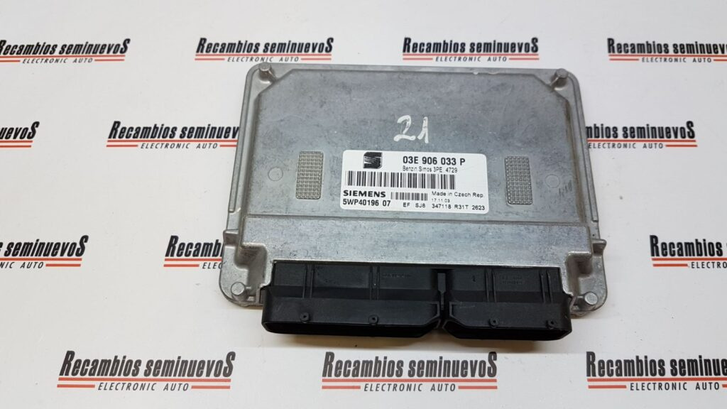 Calculator Motor SIEMENS VOLKSWAGEN POLO 03E 906 033 P / 03E906033P / 5WP40196 07 / 5WP4019607 / SIMOS 3PE / SIMOS3PE03E 906 033 P / 03E906033P / 5WP40196 07 / 5WP4019607 / SIMOS 3PE / SIMOS3PE