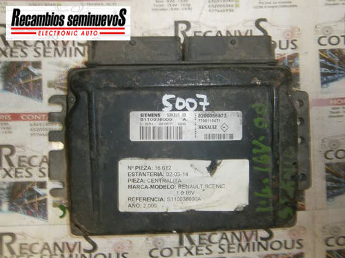 Calculator Motor SIRIUS 32 SIEMENS RENAULT KANGOO S110038000 A / S110038000A / SIRIUS 32 / SIRIUS32 ...