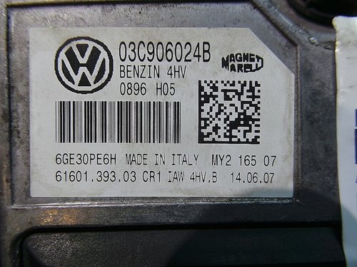 CALCULATOR MOTOR SKODA FABIA 1.4 INJ - (2007 2010)