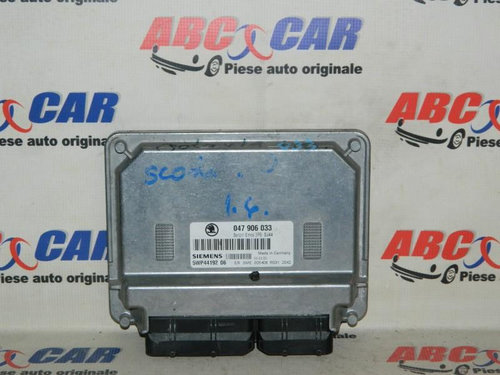 Calculator motor skoda Fabia 1 (6Y) 2000-2007 1.4 MPI 047906033 Skoda Fabia 1999-2008 047906033