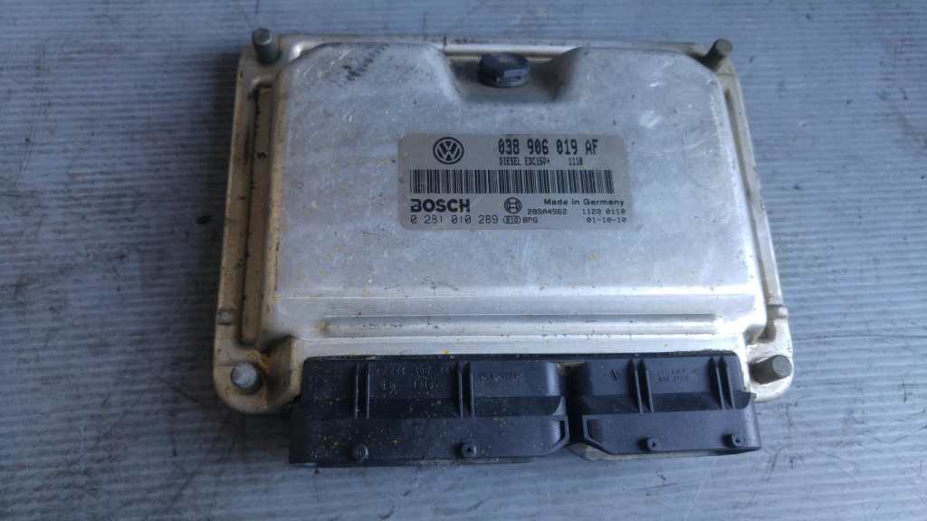 Calculator motor skoda fabia 1.9 tdi atd 038906019af 0281010289