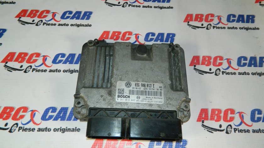 Calculator motor Skoda Fabia 2 (5J) 1.9 TDI BLS cod: 03G906013E model 2010