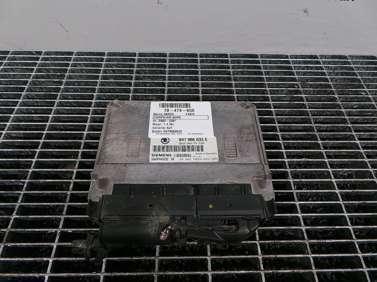 CALCULATOR MOTOR SKODA FABIA FABIA 1.4 INJ - (2000 2007)