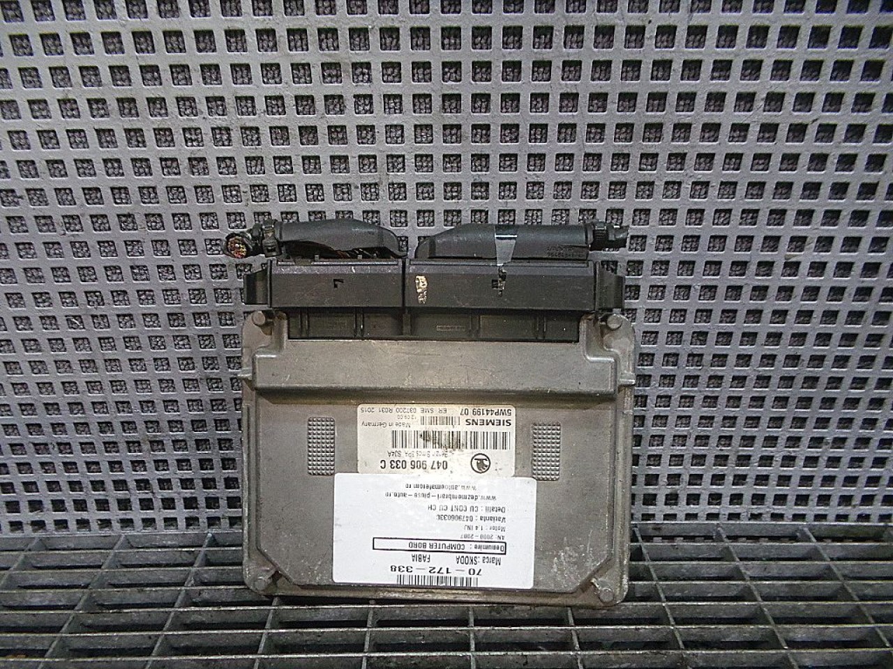 CALCULATOR MOTOR SKODA FABIA FABIA 1.4 INJ - (2000 2007)