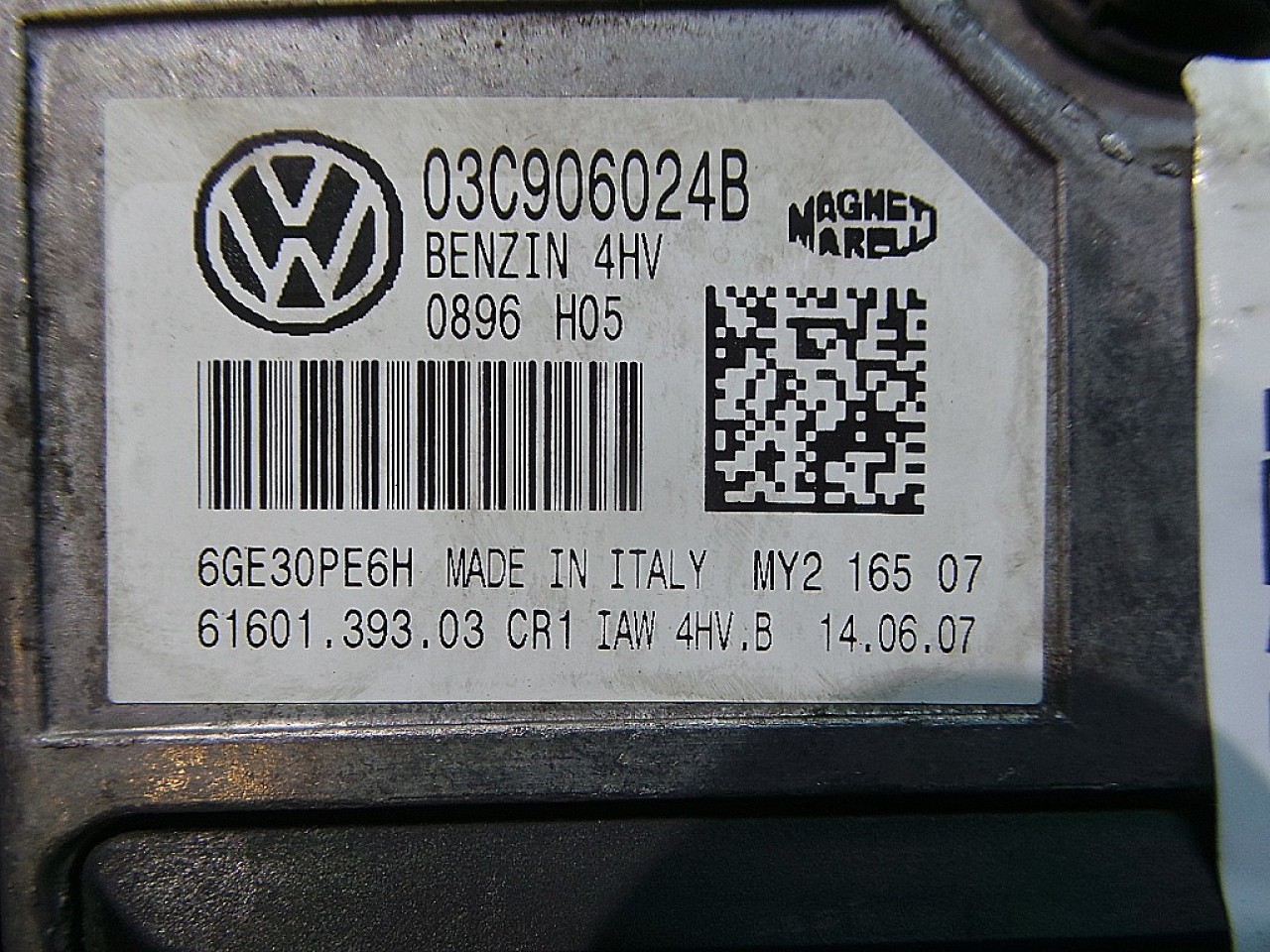 CALCULATOR MOTOR SKODA FABIA FABIA 1.4 INJ - (2007 2010)