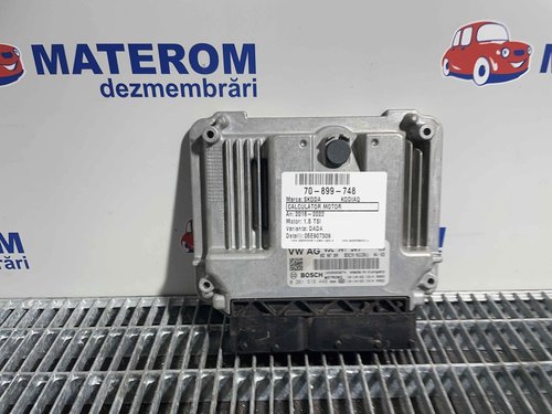 CALCULATOR MOTOR SKODA KODIAQ 1.5 TSI - (2016 2022)