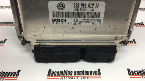 Calculator Motor SKODA OCTAVIA, 0281015334, EDC15P+, 038906019PF,