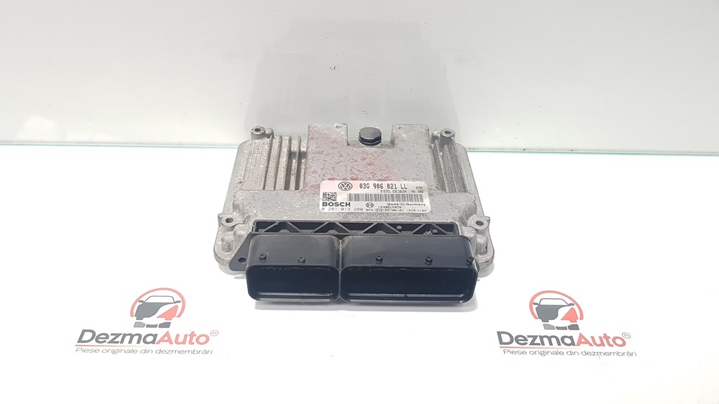Calculator motor, Skoda Octavia 2 Combi (1Z5) 2.0 tdi AZV, cod 03G906021LL, 0281013280