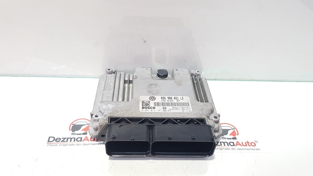 Calculator motor, Skoda Octavia 2 Combi (1Z5) 2.0 tdi, BKD, cod 03G906021LD, 0281013187 (id:187774)