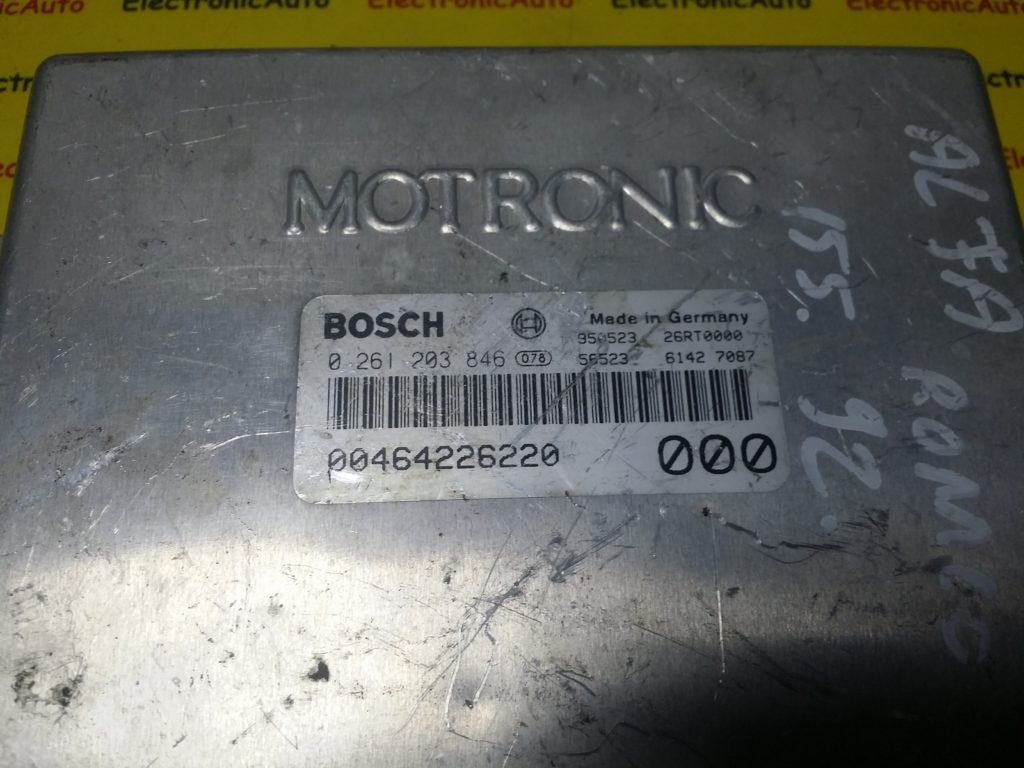 Calculator Motor STEROWNIK BOSCH ALFA ROMEO 155 0 261 203 846 / 0261203846 / 004642262200 261 203 846 / 0261203846 / 00464226220