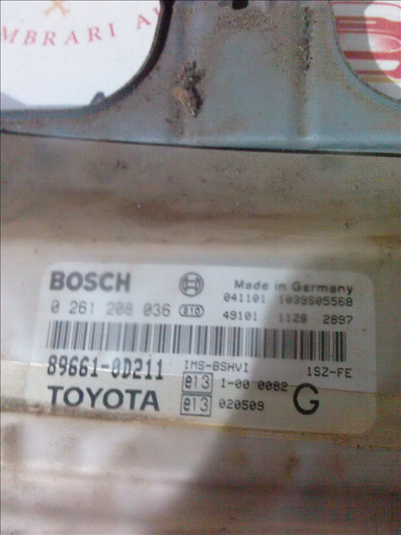 Calculator motor TOYOTA YARIS 0.9 B an fabr. 2005