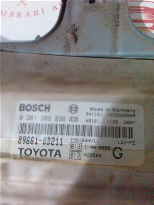 Calculator motor TOYOTA YARIS 0.9 B an fabr. 2005